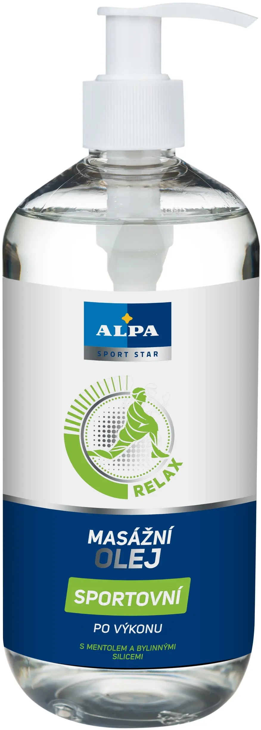 1449_ALPA MASAZNI OLEJ SPORTOVNI 500 ML